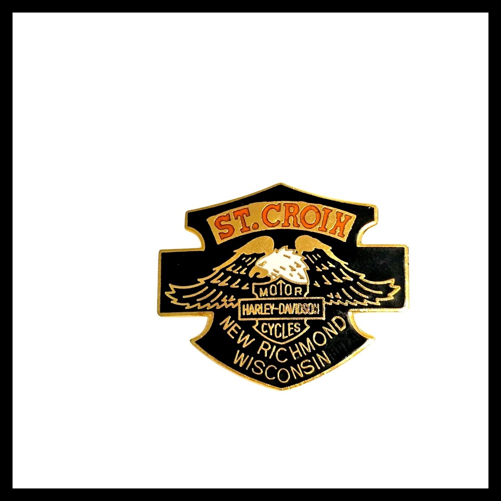 Harley-Davidson St. Croix Pin New Richmond Wisconsin Biker Lapel